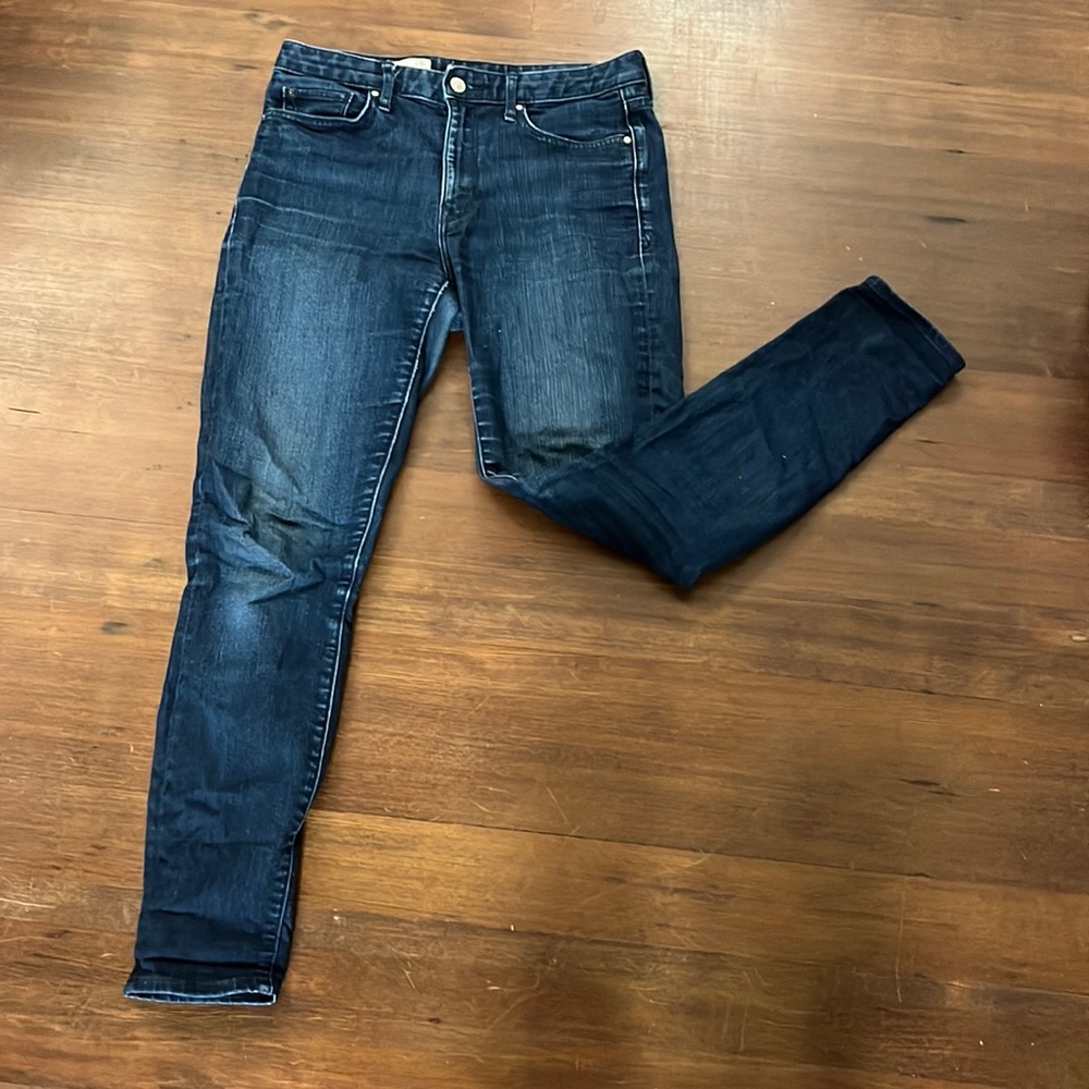Gap Dark Wash High Rise Skinny Jeans